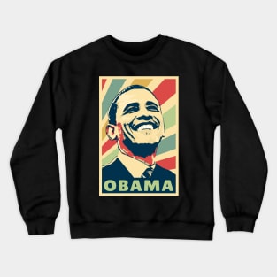 Barack Obama Vintage Colors Crewneck Sweatshirt